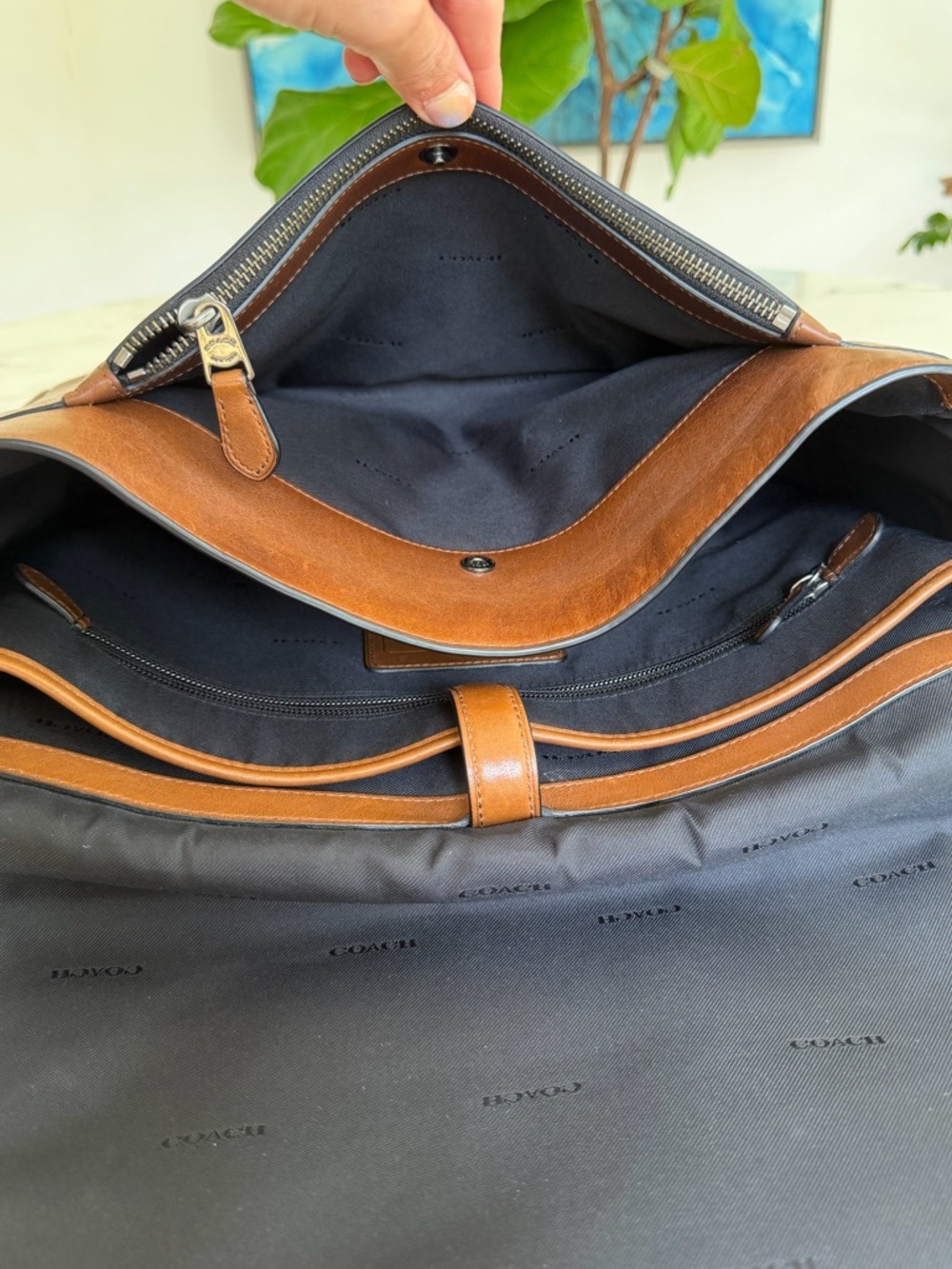 Coach Metropolitan Courier Leather Laptop Messenger Shoulder Bag Briefcase 72061 - Picture 14 of 16